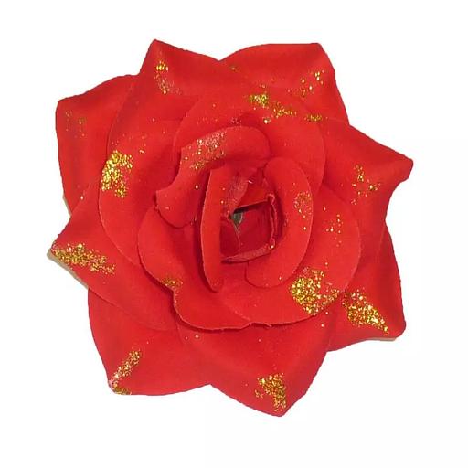 Головка розы Бурбон барх. позолота 4сл 14,5см 332АБВ-191-173-001 1/14 фото 1