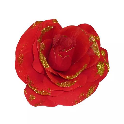 Головка розы Гайния барх. позолота 7сл 15см 330АБВГ-191-201-118-008 1/14 фото 1