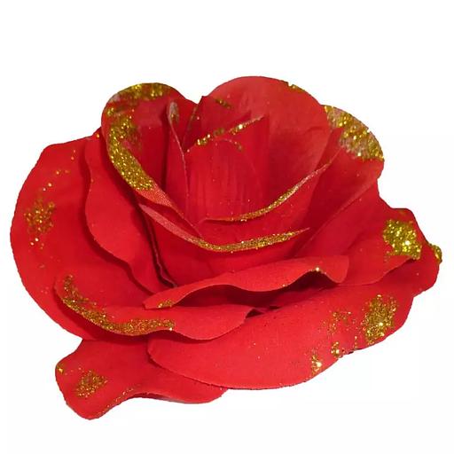 Головка розы Гайния барх. позолота 7сл 15см 330АБВГ-191-201-118-008 1/14 фото 2