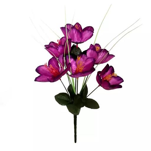 Букет крокусов 6 голов 27см 314-466 фото 1
