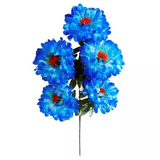 Букет астры на 5 голов 65см 238-448 фото 2