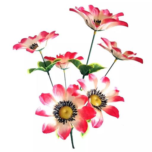 Букет для кладбища георгинов 6 голов 37см 331-335 фото 1