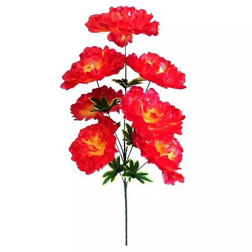 Букет пионов 7 голов 85см 330-357 фото 3