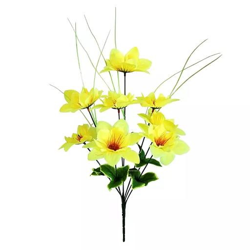 Букет нарциссов 8 голов 42см 333-301 фото 2