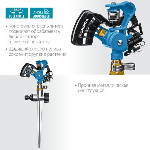 GRINDA RI-2, с адаптером, металлический, на пике, импульсный распылитель, PROLine (429311) фото 3