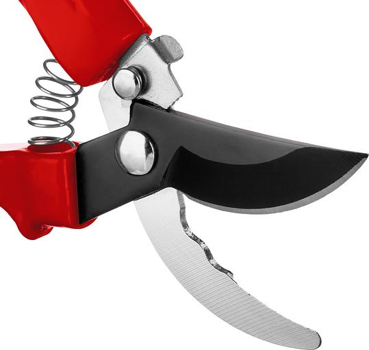 GRINDA G-35, 200 мм, закаленные лезвия, тефлоновое покрытие, пластиковые рукоятки, плоскостной секатор (40212) фото 5