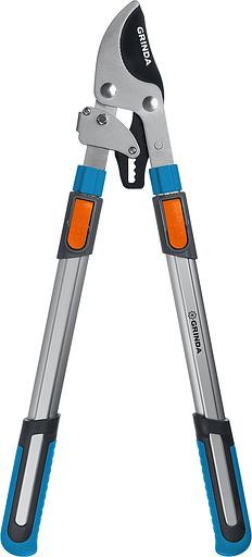 GRINDA TX-980, 645 - 885 мм, высокоуглеродистая сталь, закаленные лезвия, храповый механизм, телескопический, плоскостной сучкорез, PROLine (424515) фото 1