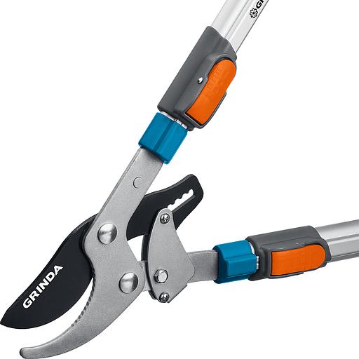 GRINDA TX-980, 645 - 885 мм, высокоуглеродистая сталь, закаленные лезвия, храповый механизм, телескопический, плоскостной сучкорез, PROLine (424515) фото 4