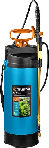 GRINDA PT-8, 8 л, с широкой горловиной, с упорами для ног, переносной опрыскиватель, PROLine (8-425158) фото 1