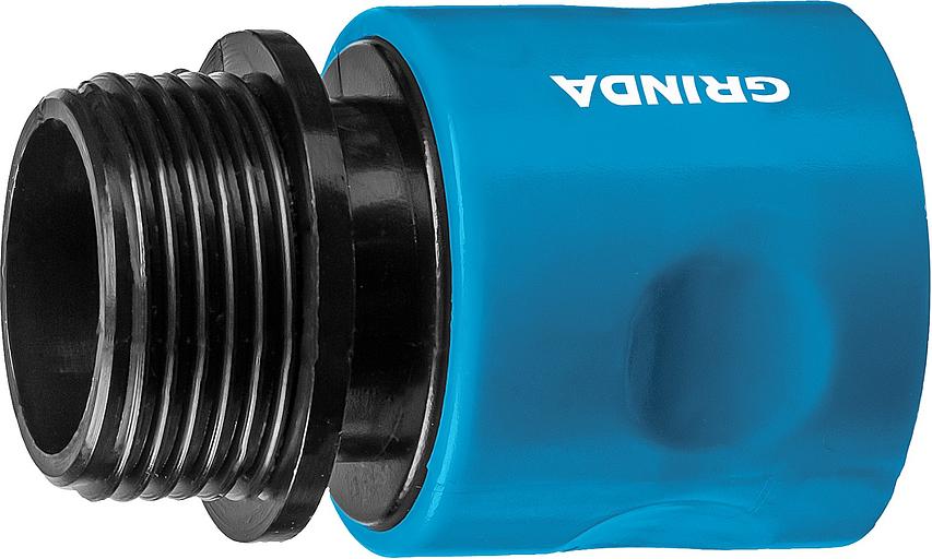GRINDA TT-34E, 3/4″, с внешней резьбой, для шланга, быстросъемный соединитель, PROLine (8-426502) фото 1