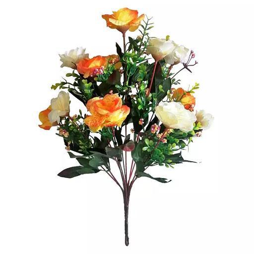 Букет интерьерных роз 12 голов 42см фото 1