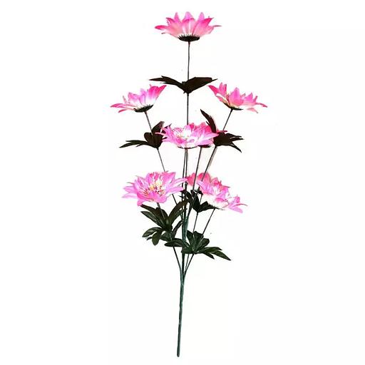 Букет с георгинами на 9 голов 74см 345-544 фото 2