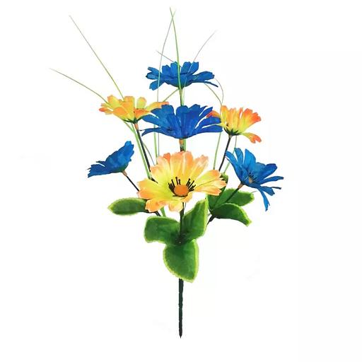 Букет ромашек 7 голов 32см 338-124 338-082 338-016 фото 3