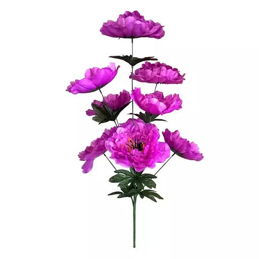 Букет пионов 9 голов 74см 345-508 фото 4