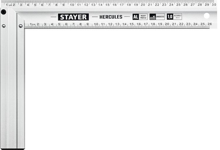 STAYER 300 мм, жесткий столярный угольник, Professional (3432-30) фото 1