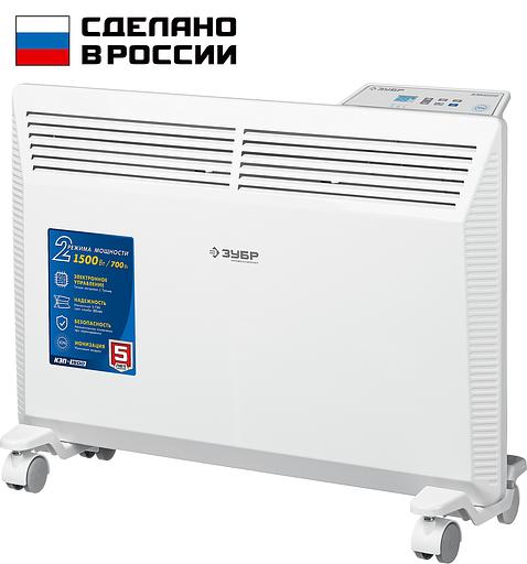 ЗУБР ПРО серия 1.5 кВт, электрический конвектор, Профессионал (КЭП-1500) фото 1