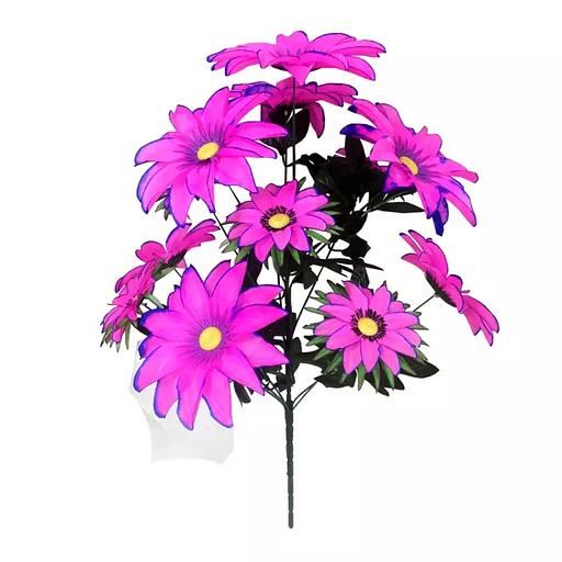 Букет георгинов 13 голов (2 вида 6+7) 80см 006-507+506 фото 1