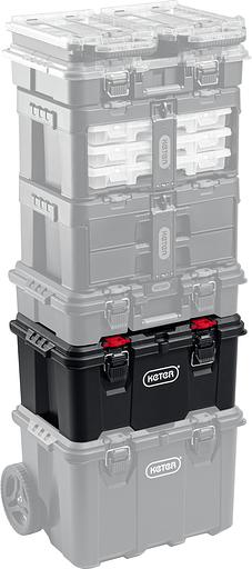 KETER STACKNROLL, 525 х 345 х 260 мм, (21″), пластиковый ящик с крышкой (38398) фото 8