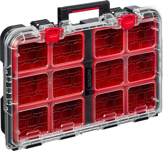 KETER STACKNROLL, 525 х 345 х 147 мм, (21″), пластиковый ящик-органайзер с 10 регулируемыми ячейками (38399) фото 3