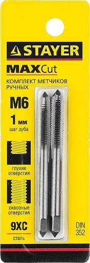 STAYER M6 х 1, 2 шт, комплект метчиков (28025-06-1.0-H2) фото 3