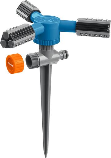 GRINDA RR-P, 75 м, 2 полив, 3 сопла, на пике, ударопрочный пластик, круговой распылитель, PROLine (40341) фото 3