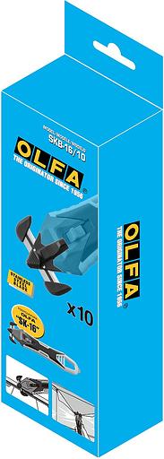 OLFA SK-16 для ножа, 10 шт, лезвие (OL-SKB-16/10) фото 3