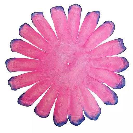 Заготовка для шафранов FC-321 Розовая синий кант (x1) 17см 680шт/кг фото 1