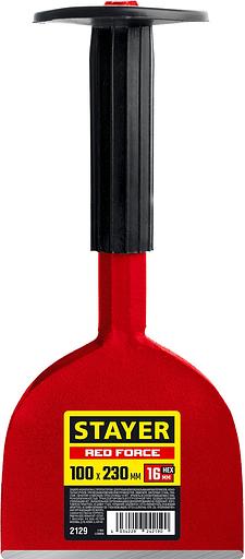 STAYER Red Force, 100 х 230 мм, зубило-конопатка с протектором (2129) фото 2