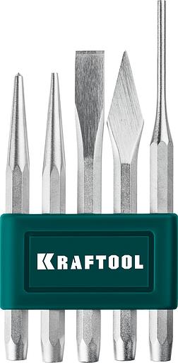 KRAFTOOL Grand-5, 5 предметов, набор зубил и кернеров (21075-H5) фото 2