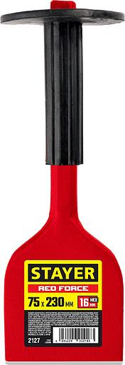 STAYER Red Force, 75 х 230 мм, зубило-конопатка с протектором (2127) фото 2