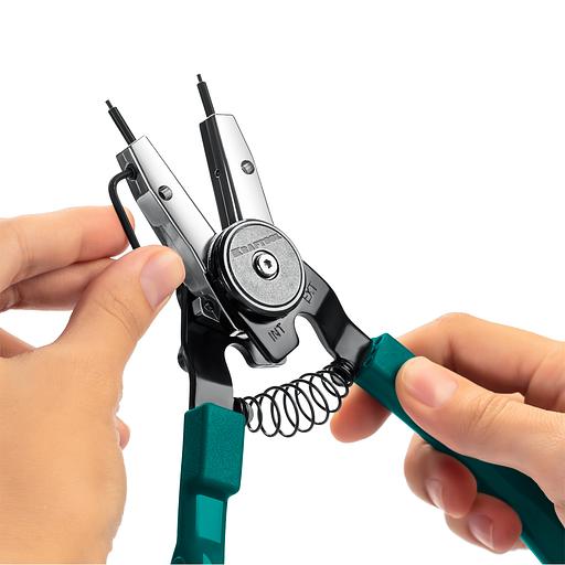 KRAFTOOL Universal 8-in-1, внешний/внутренний, съемник стопорных колец (22813) фото 8