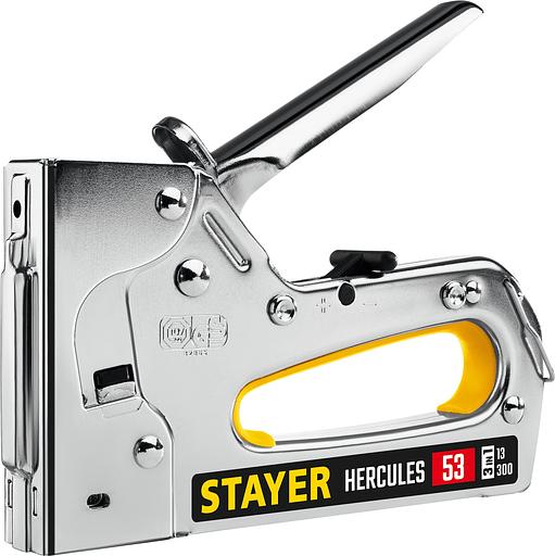 STAYER HERCULES-53, тип 53 (A/10/JT21) 23GA (6 - 14 мм)/13/300, стальной рессорный степлер, Professional (31519) фото 1
