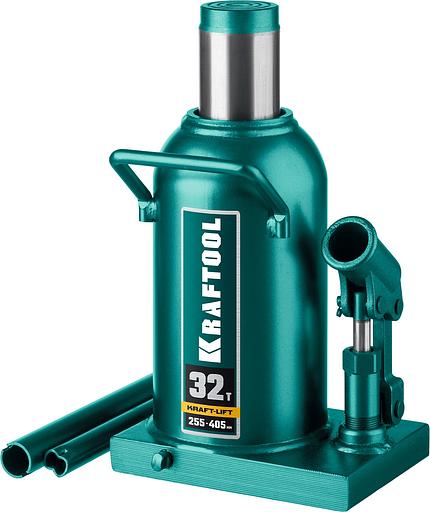 KRAFTOOL KRAFT-LIFT, 32 т, 255 - 405 мм, бутылочный гидравлический домкрат (43462-32) фото 1