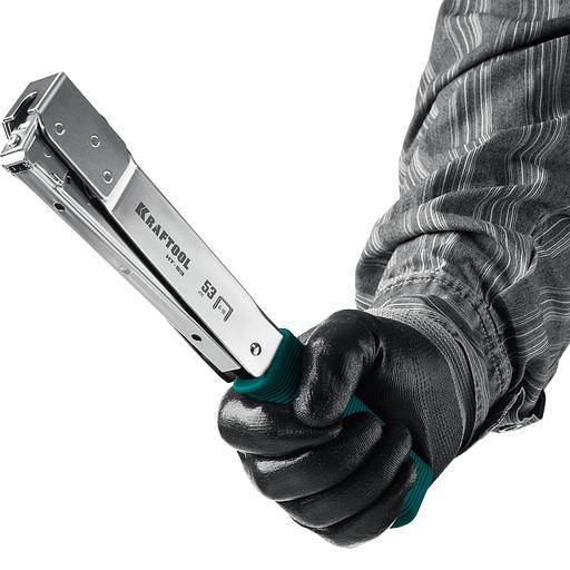 KRAFTOOL HAMMER TACKER, тип 53 (A/10/JT21) 23GA (6 - 10 мм), высокоскоростной стальной скобозабиватель (3153) фото 7