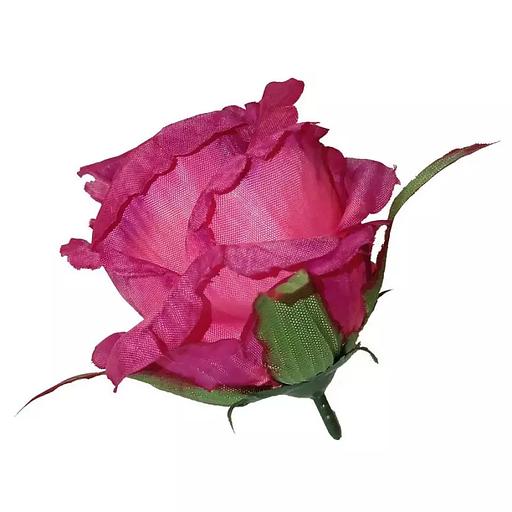 Головка розы Изолда с листом 6сл 9см 394-л056-198-191-172-107 1/28 фото 5