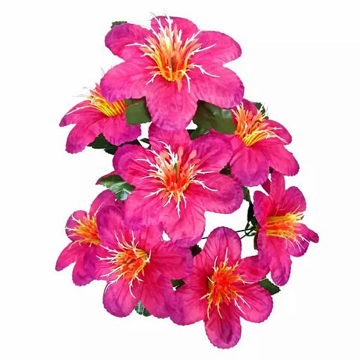 Букет с кувшинками 11 голов 60см 324-583 фото 3