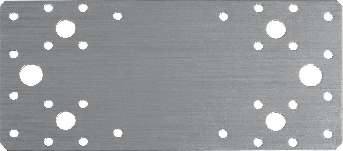ЗУБР НКП-2.0, 200 x 90 x 2 мм, нержавеющая крепежная пластина, Профессионал (310636-200) фото 1