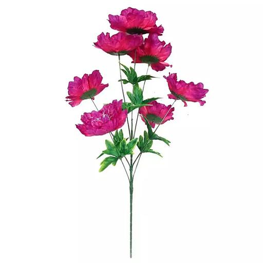 Букет пионов на 7 голов 80см 371-570 фото 4