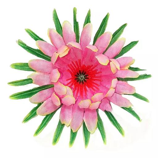 Головка астры Забава 3сл с листом 13,5см 391В-л070-201-194К-187 1/40 фото 3