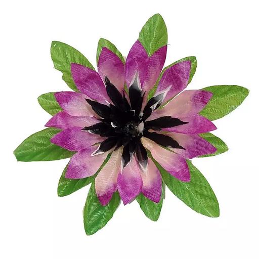 Головка георгина Эльпис с листом 2сл 18см 396В-л069-178ч-012 1/28 фото 4