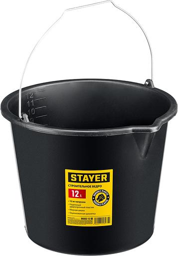 STAYER STRONG, 12 л, строительное пластиковое ведро (06083-12) фото 1