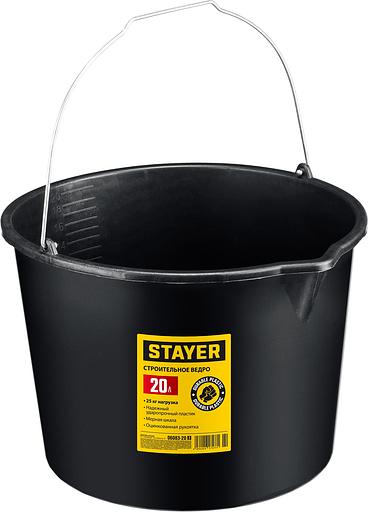STAYER STRONG, 20 л, строительное пластиковое ведро (06083-20) фото 1