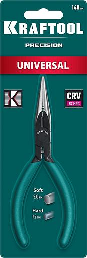 KRAFTOOL Universal, 140 мм, прецизионные тонкогубцы (220017-3-14) фото 9