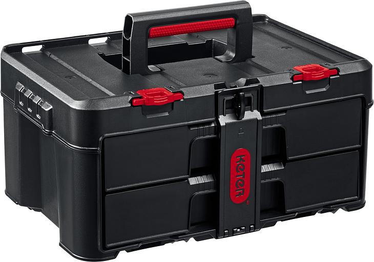 KETER STACKNROLL, 481 х 332 х 233 мм, (19″), пластиковый ящик с выдвижными полками (38407) фото 1