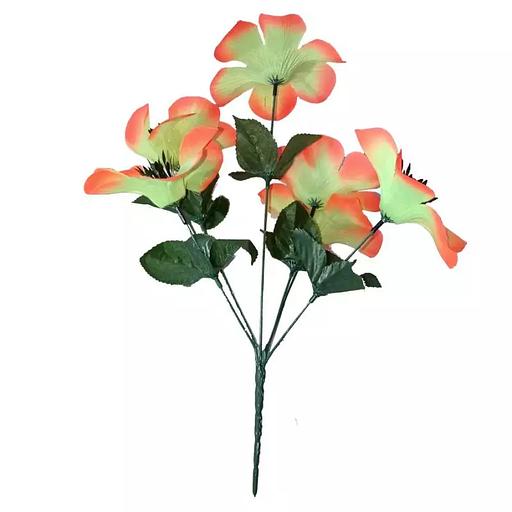 Букет георгинов (однослойных) 6 голов 34см 086-435 фото 2