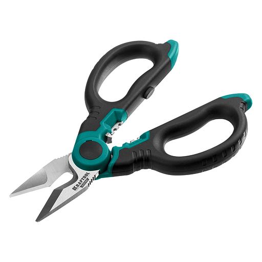 KRAFTOOL ELECTRIC, 4 в 1, 160 мм, с чехлом, ножницы электрика (23356) фото 7