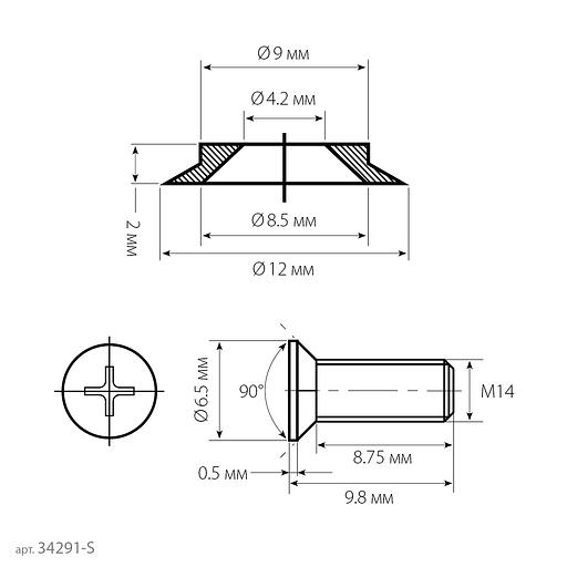 KRAFTOOL REISMUS, нож для рейсмуса (арт.34291) (34291-S) фото 3