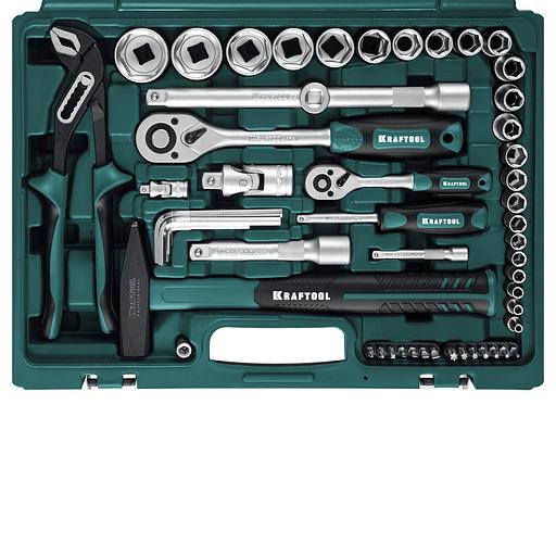 KRAFTOOL EXTREM-76, 76 предм., (1/2″+3/8″+1/4″), универсальный набор инструмента (27889-H76) фото 9