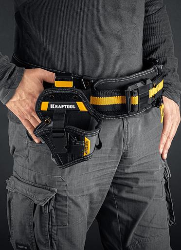 KRAFTOOL KH-5C кобура для шуруповерта с быстросъёмным креплением FastClip, компактная (38770) фото 6