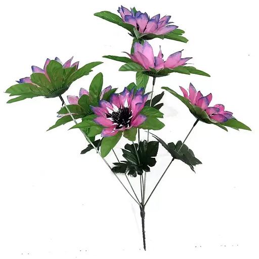 Букет с георгинами на 6 голов 46см 365-620 фото 3